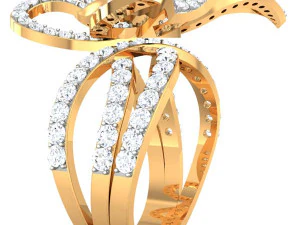 cocktail ring for ladies 3D Model