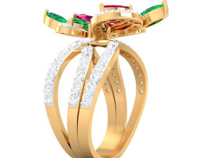 cocktail ring for ladies 3D Модель