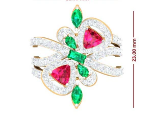 cocktail ring for ladies 3D Model