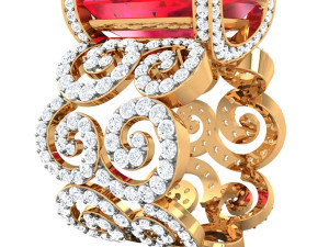 cocktail ring for ladies Modèle 3D