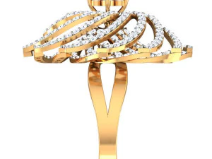 cocktail ring for ladies 3D Model