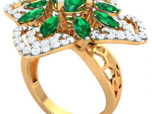 cocktail ring for ladies 3D Model