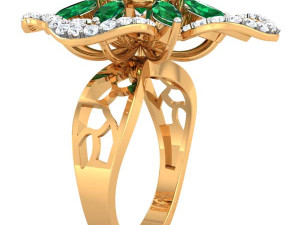cocktail ring for ladies 3D Model