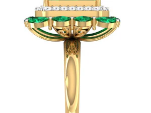 cocktail ring for ladies 3D Model
