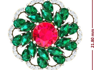 cocktail ring for ladies 3D 모델