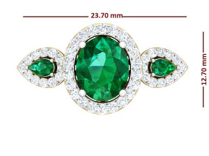 cocktail ring for ladies 3D Model