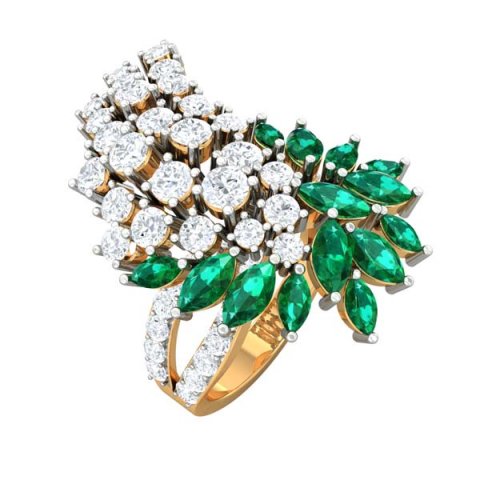 cocktail ring for ladies Modello 3D .c4d .max .obj .3ds .fbx .stl .blend 