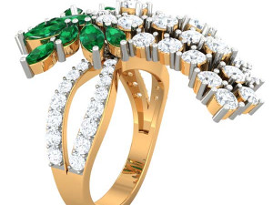 cocktail ring for ladies Modello 3D