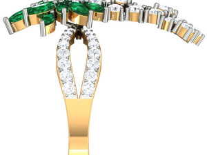 cocktail ring for ladies Modello 3D