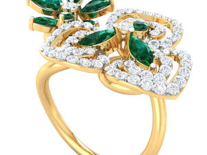 cocktail ring for ladies 3D Model