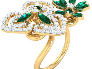 cocktail ring for ladies 3D Модель