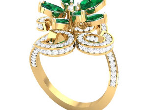 cocktail ring for ladies 3D Модель