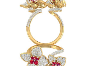 cocktail ring for ladies 3D Model