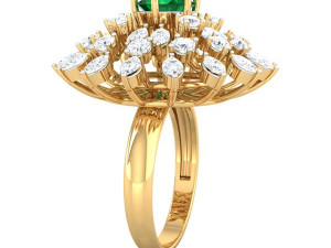 cocktail ring for ladies 3D Model