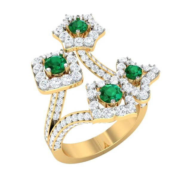 cocktail ring for ladies 3D Model .c4d .max .obj .3ds .fbx .stl .blend
