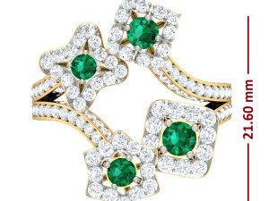 cocktail ring for ladies Modello 3D