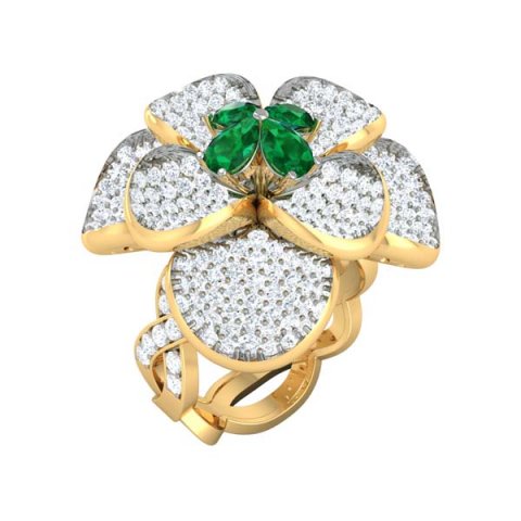 cocktail ring for ladies Modelo 3D .c4d .max .obj .3ds .fbx .stl .blend 