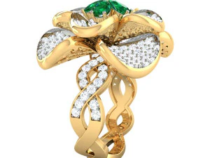 cocktail ring for ladies 3D Model