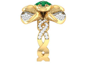 cocktail ring for ladies 3D Model