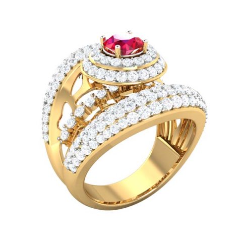 cocktail ring for ladies Modèle 3D .c4d .max .obj .3ds .fbx .stl .blend 