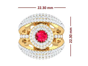 cocktail ring for ladies 3D Model