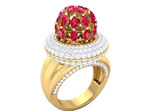 cocktail ring for ladies Modelo 3D
