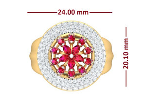cocktail ring for ladies Modelo 3D