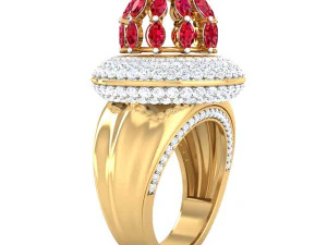 cocktail ring for ladies 3D Model