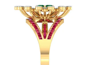 cocktail ring for ladies 3D Model