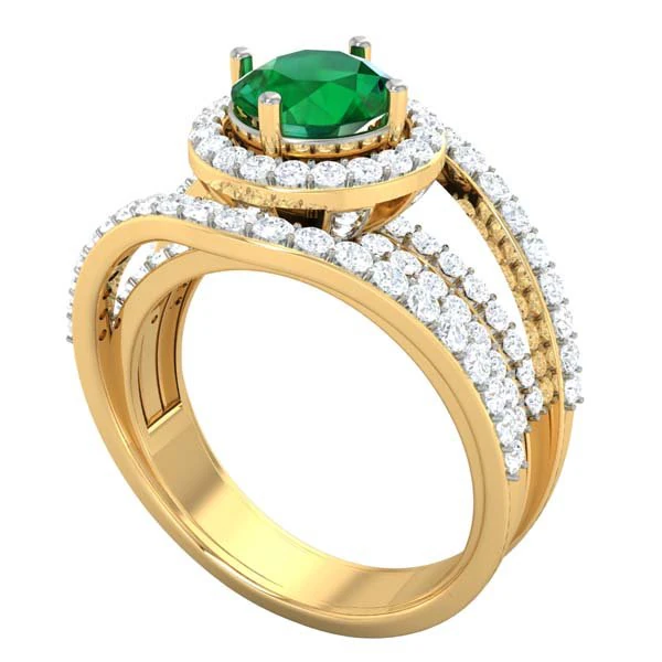 cocktail ring for ladies 3D Model .c4d .max .obj .3ds .fbx .stl .blend