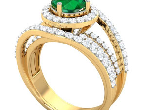 cocktail ring for ladies 3Dモデル