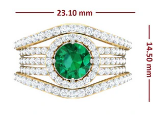 cocktail ring for ladies 3D Model