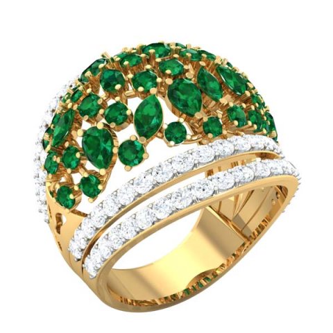 cocktail ring for ladies Modèle 3D .c4d .max .obj .3ds .fbx .stl .blend 