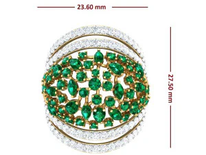cocktail ring for ladies 3D Model