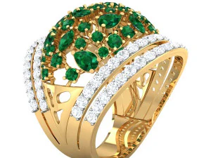 cocktail ring for ladies 3D Model