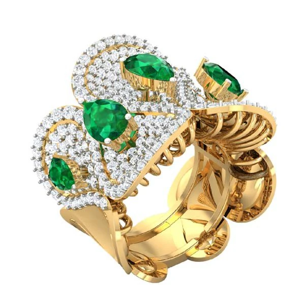 cocktail ring for ladies 3D Model .c4d .max .obj .3ds .fbx .stl .blend 