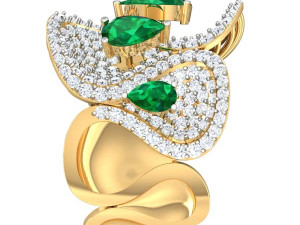 cocktail ring for ladies 3D Model