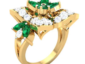 cocktail ring for ladies 3D Model