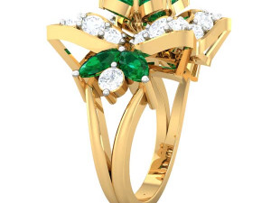 cocktail ring for ladies 3Dモデル