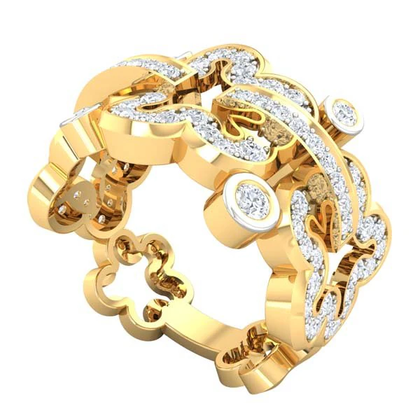 cocktail ring for ladies 3D Model .c4d .max .obj .3ds .fbx .stl .blend 