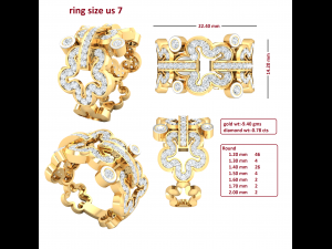 cocktail ring for ladies Modelo 3D