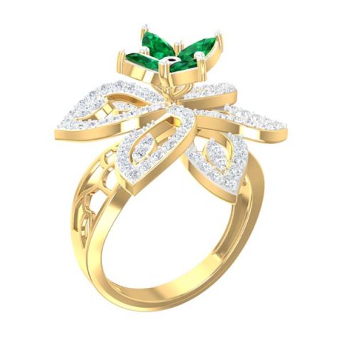 cocktail ring for ladies 3D 모델 .c4d .max .obj .3ds .fbx .stl .blend 