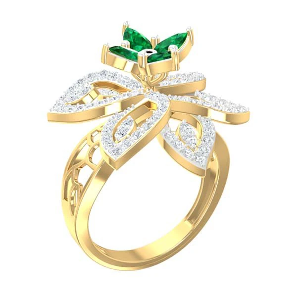 cocktail ring for ladies 3D Model .c4d .max .obj .3ds .fbx .stl .blend 