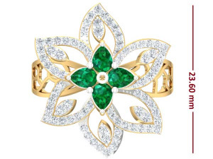 cocktail ring for ladies 3D 모델
