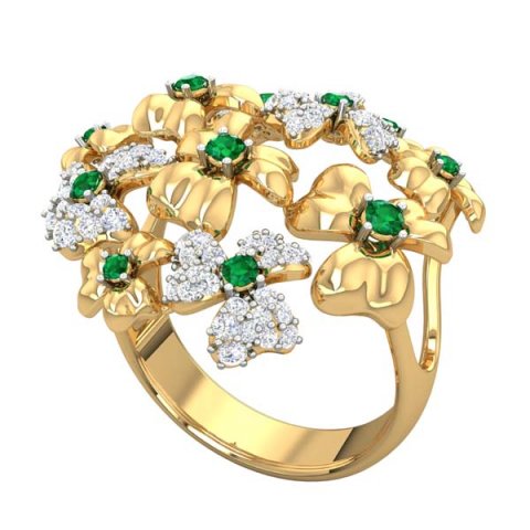 cocktail ring for ladies 3D मॉडल .c4d .max .obj .3ds .fbx .stl .blend 