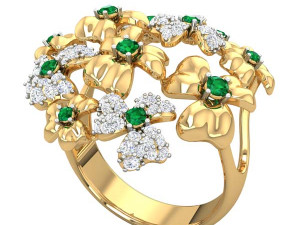 cocktail ring for ladies 3D 모델