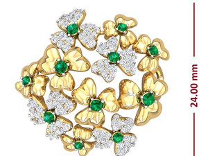 cocktail ring for ladies 3D मॉडल