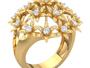 cocktail ring for ladies 3D-Modell