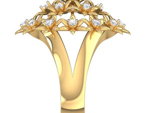 cocktail ring for ladies 3D 모델