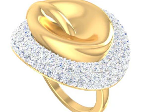 cocktail ring for ladies 3D Model